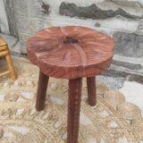 Brutalist tripod stool