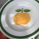 Vintage Moulin des loups Orchies apple plates - grand feu decor - 4 pieces