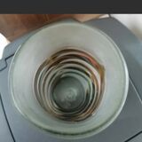 Vase roll glass paste Murano original