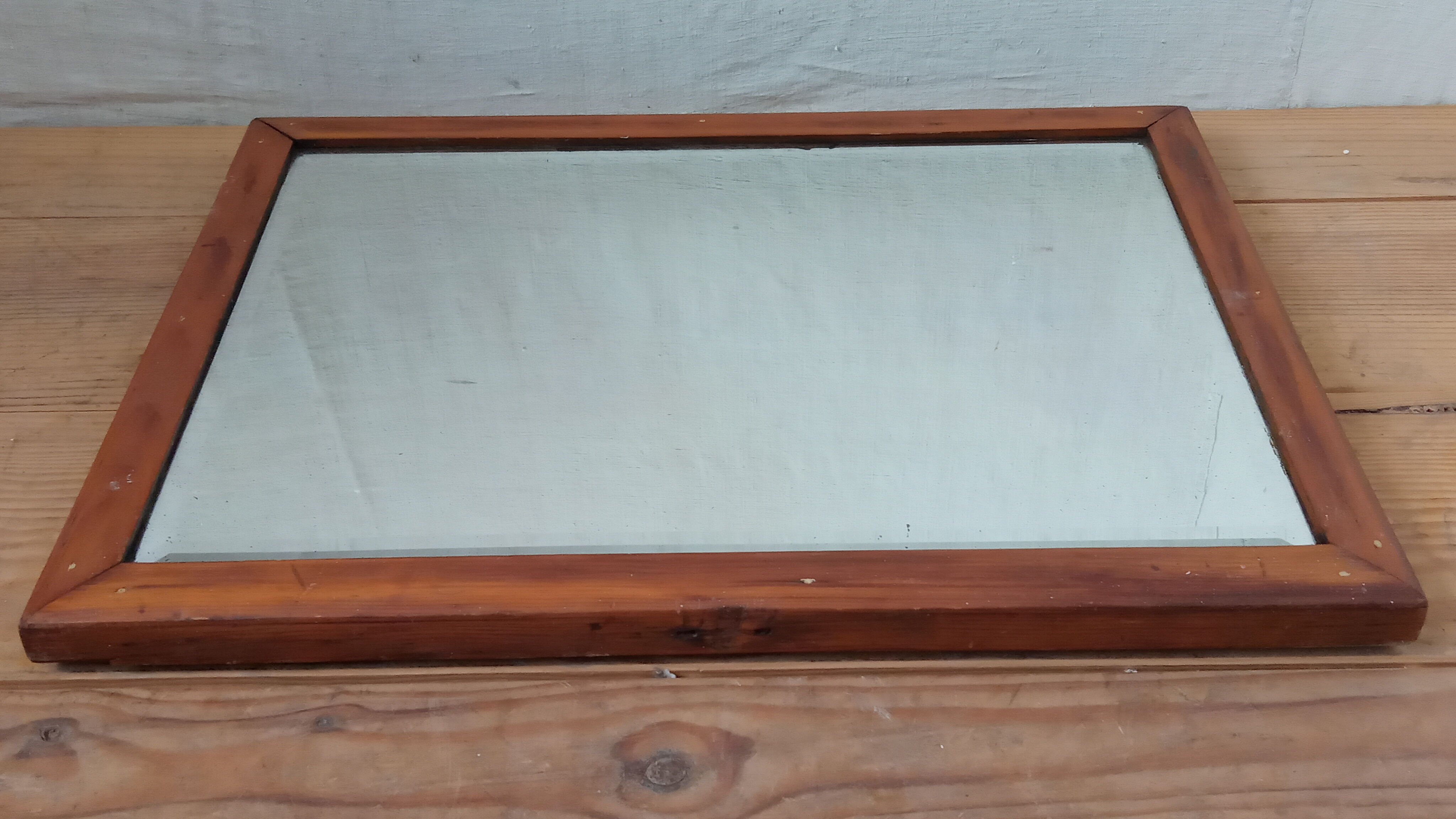 Miroir biseauté ancien 56×42 cm