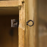 Cabinet de mariée peint d'art populaire, 1845