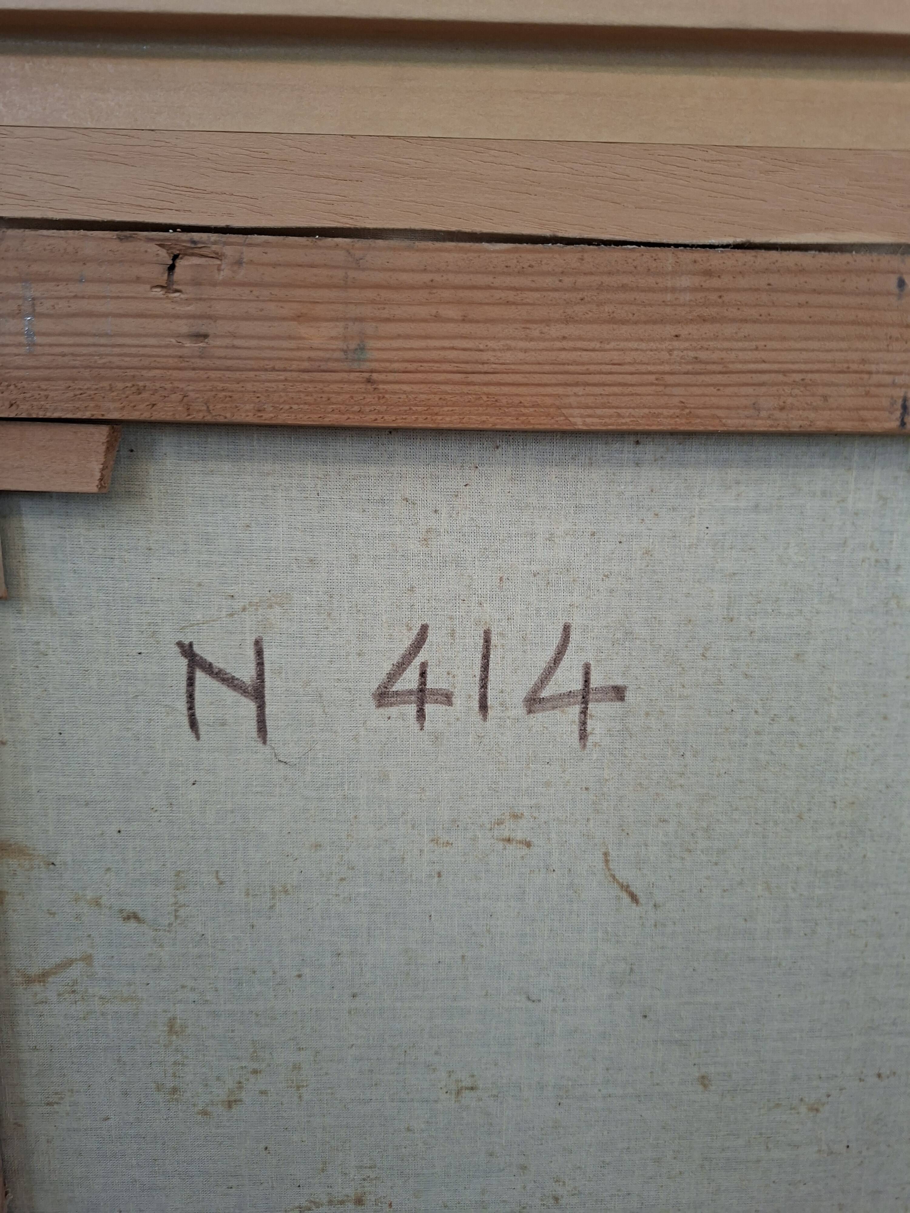 Dipinto a Olio "Paesaggio con Ponte" G. GRIGNANI. 1983