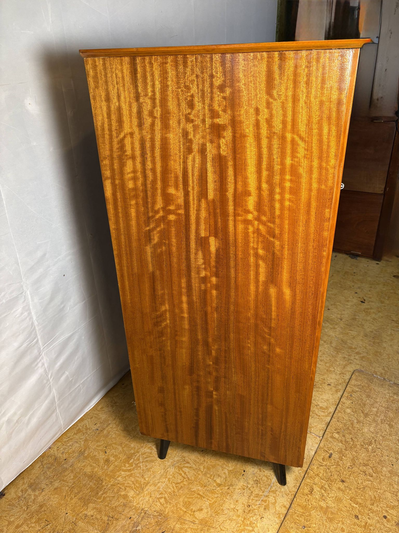 Mid Century Retro Teak Gentleman’s / Bachelor Wardrobe by Austinsuite 1960