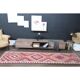 1970s Turkish Oushak Handmade Wool Cotton Pink Runner Rug 95x333