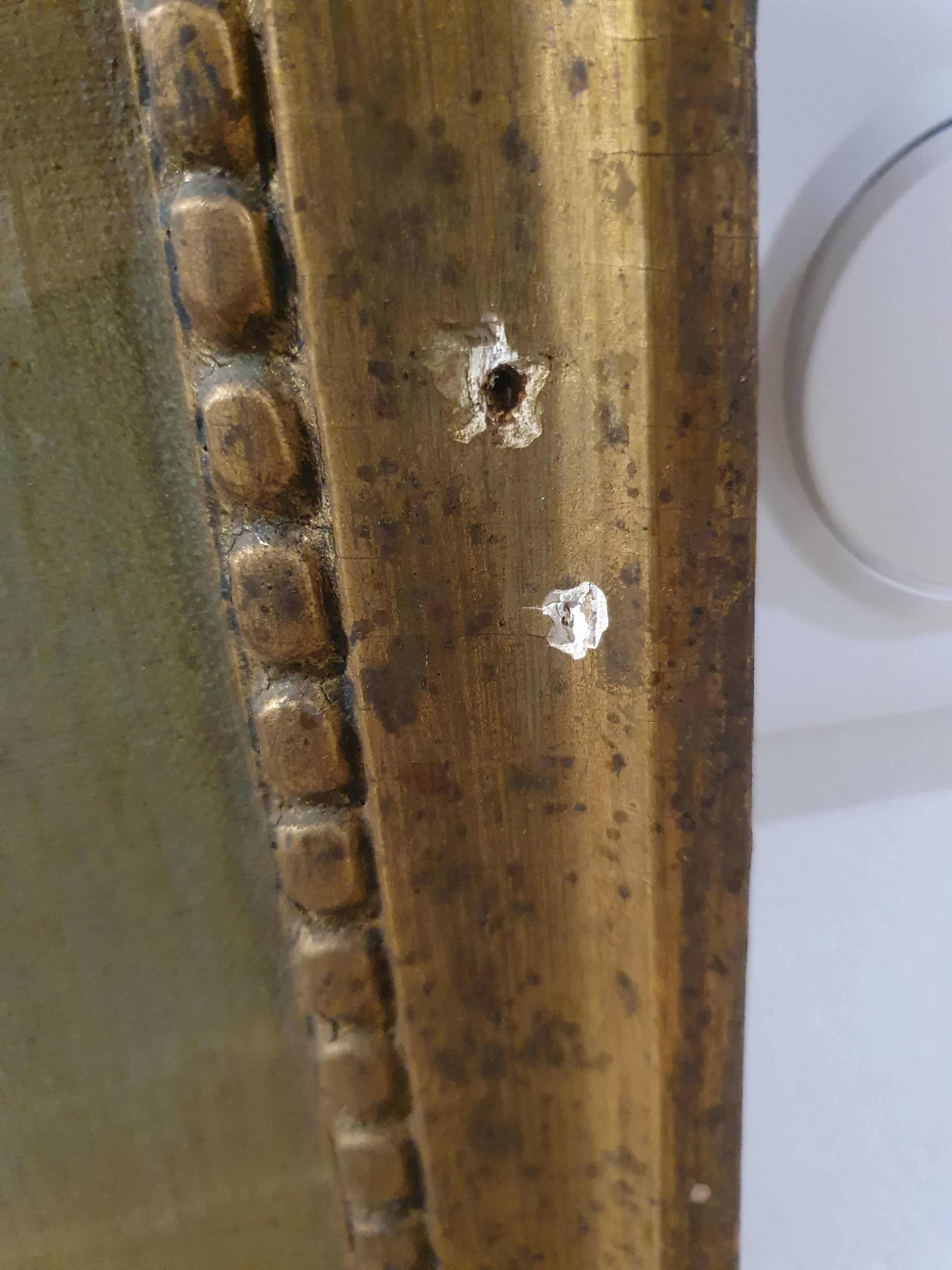 Masonic trumeau "Here are my pleasures" early 19th century - 147×74cm