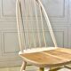 Renovated vintage Ercol Quaker chairs – cream white shade
