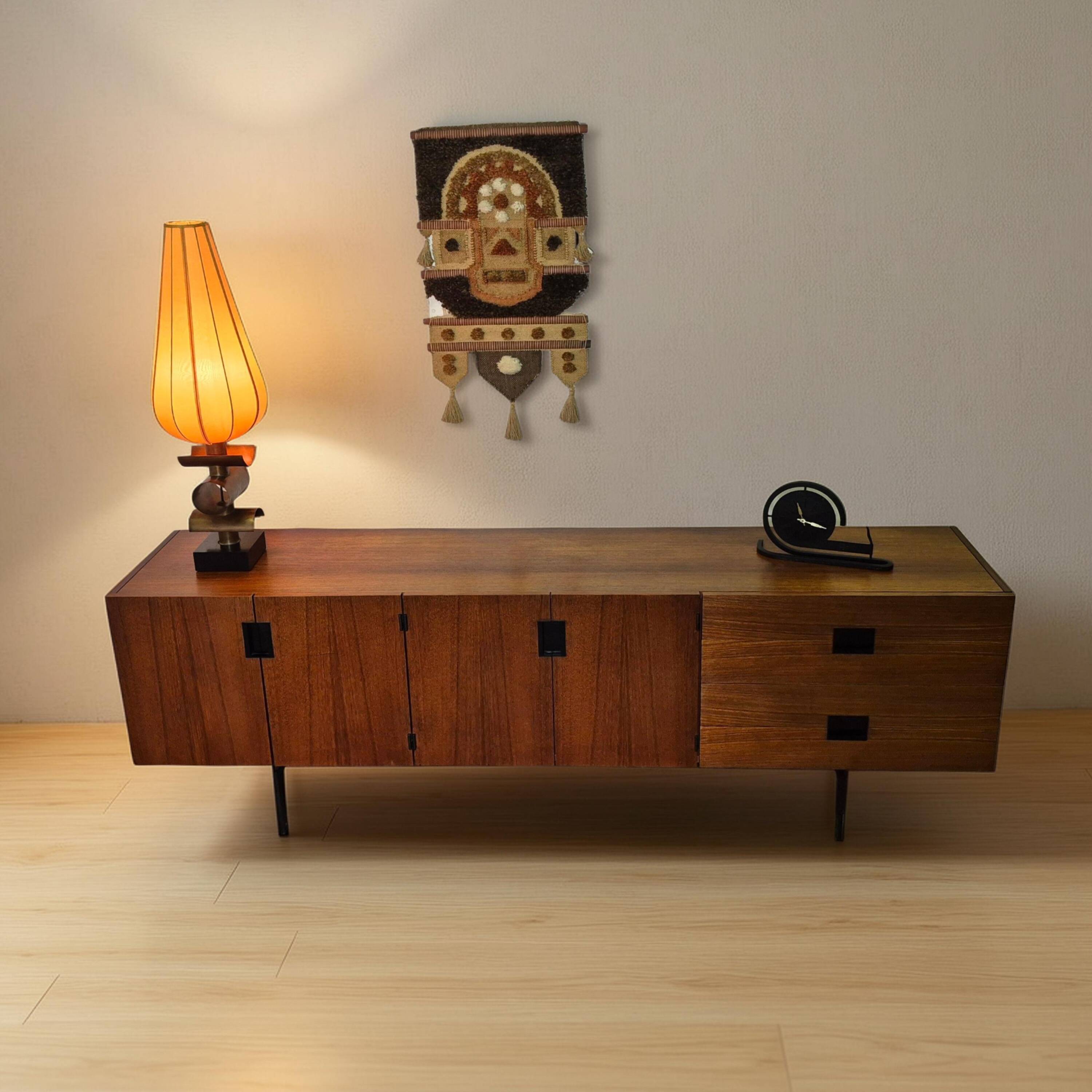 Iconic DU03 credenza by Cees Braakman for Pastoe, Netherlands 1950s