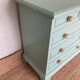 Commode relookée en vert