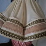 Rare 1970s Desk lamp with pleated shade