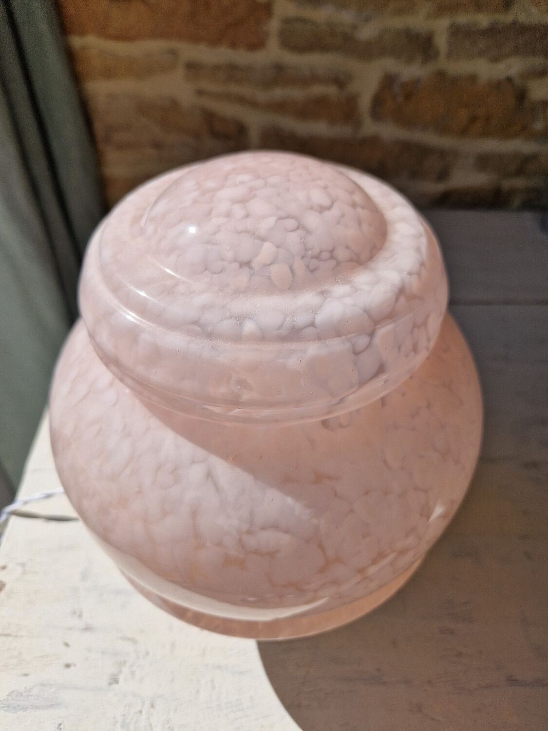 Clichy glass table lamp