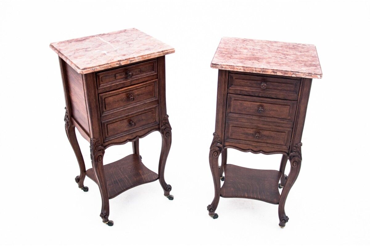 Bedside tables, France, around 1890