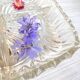 Glass dish with compartments