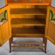 Art Nouveau cabinet with mirror, 1890s