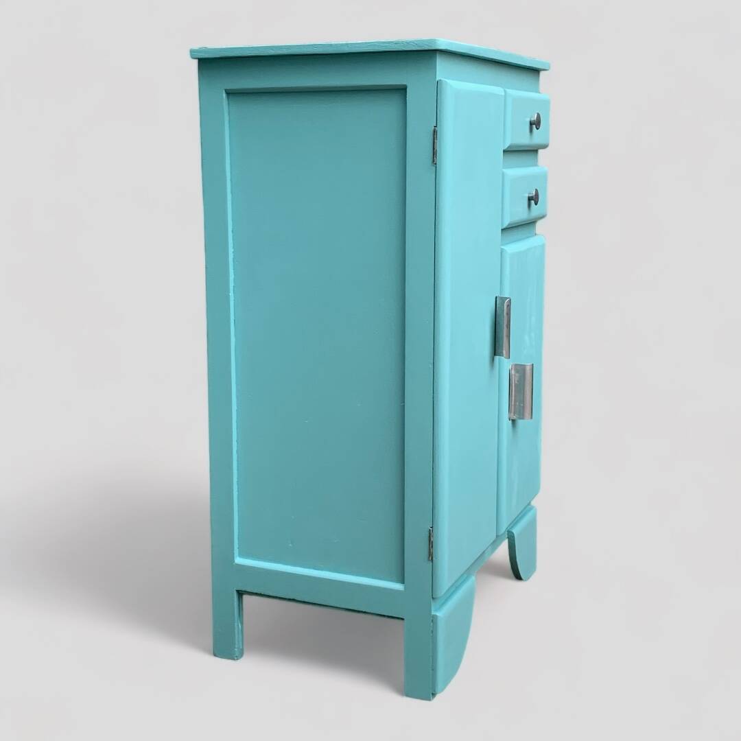 Mado turquoise sideboard vintage 1950