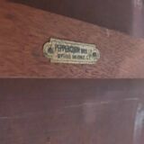 table d'appoint en marqueterie vintage the peppercorn brothers deptford broadway  quelques traces d'