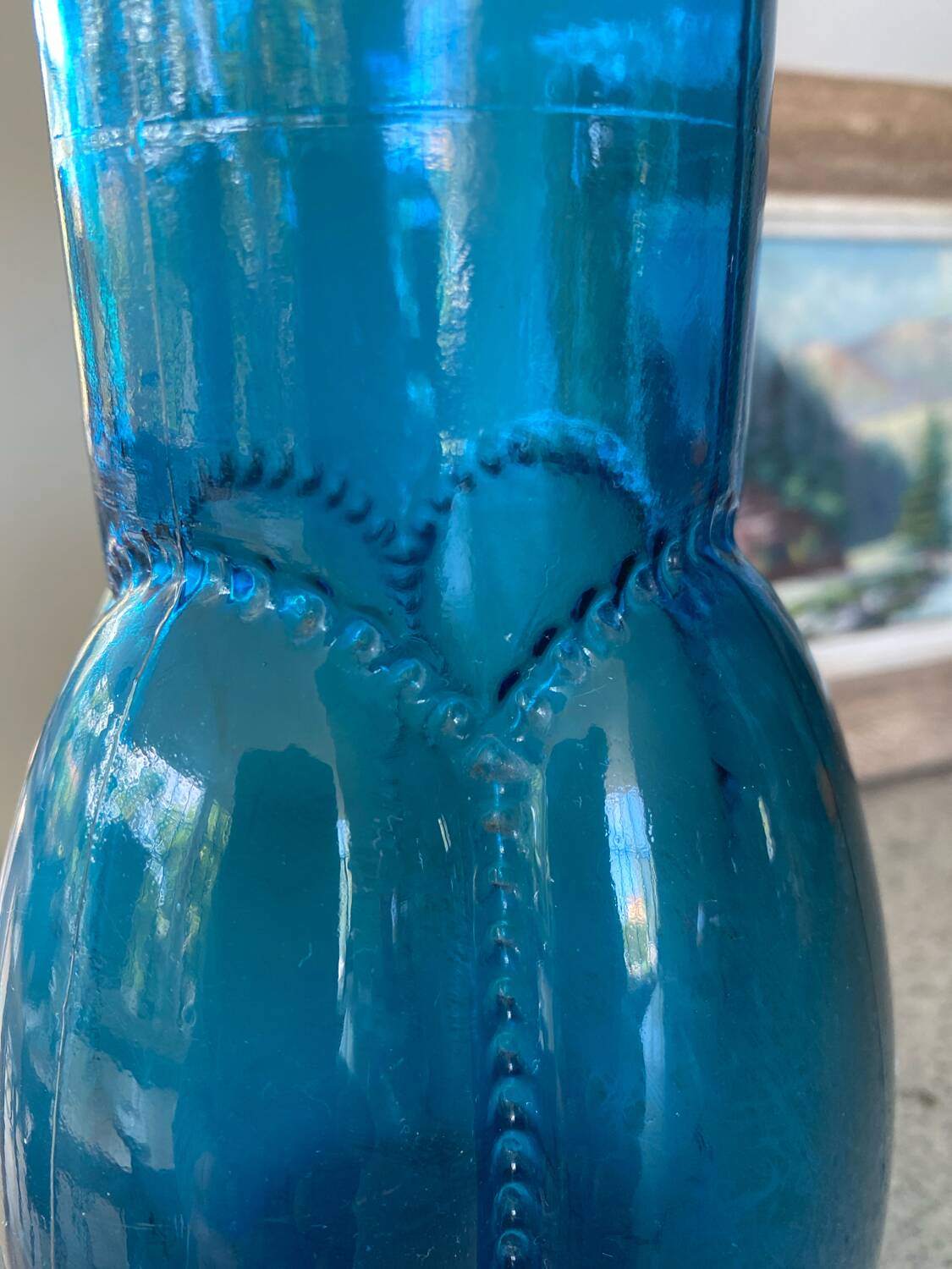 Blue vase