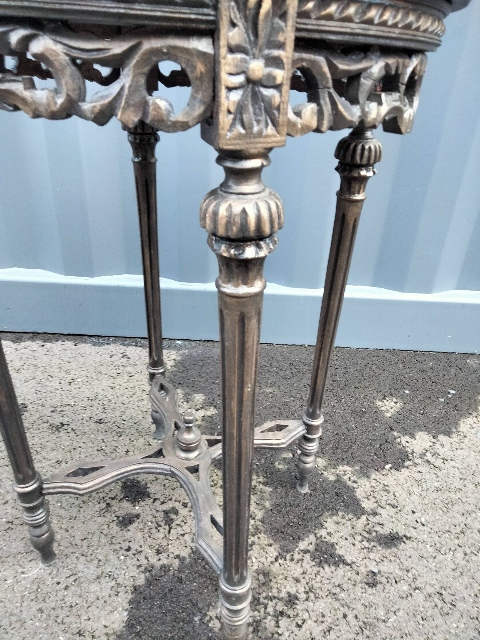 Pair of pedestal tables