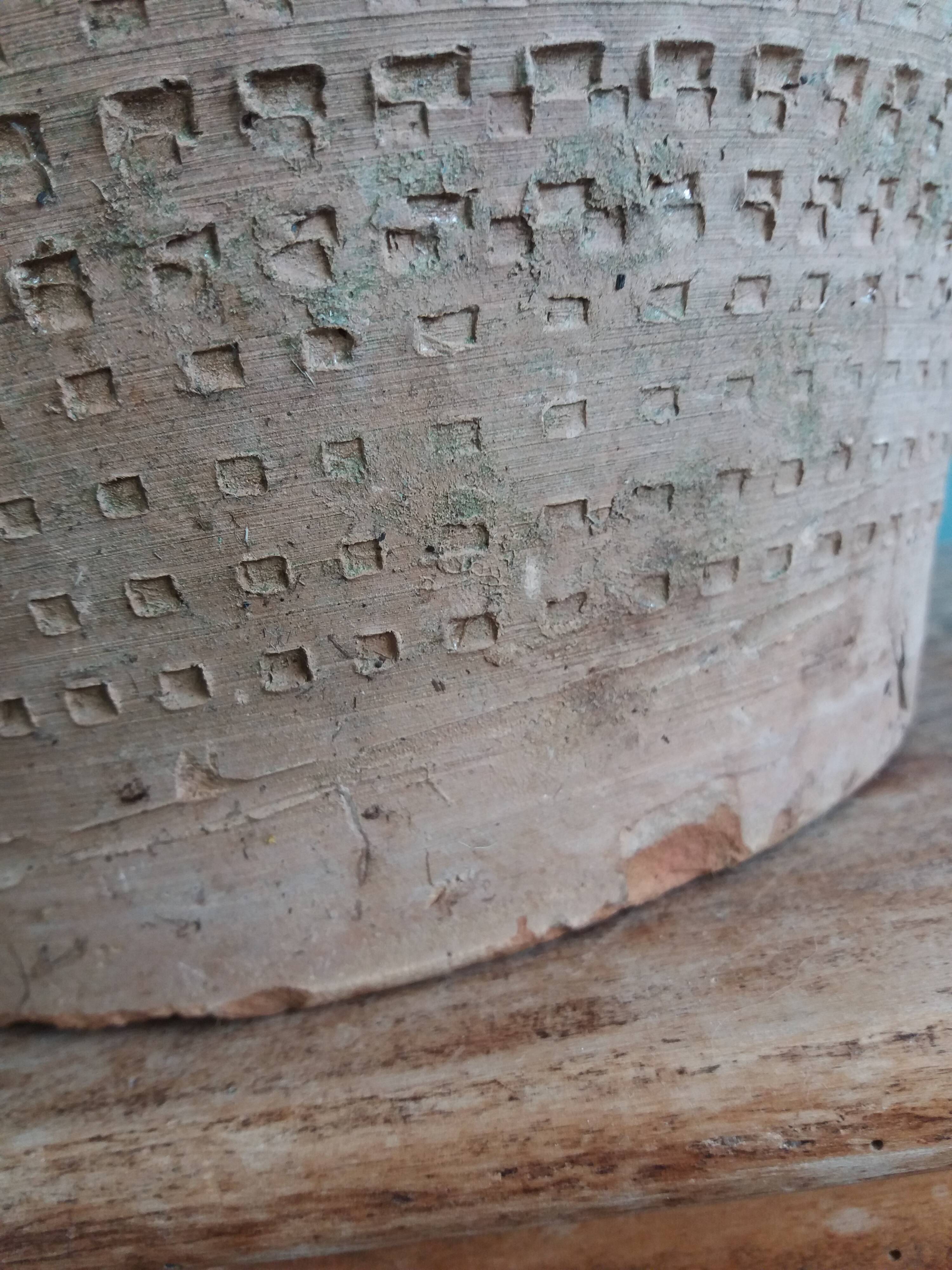 Pot en terre cuite jardinière poterie artisanale