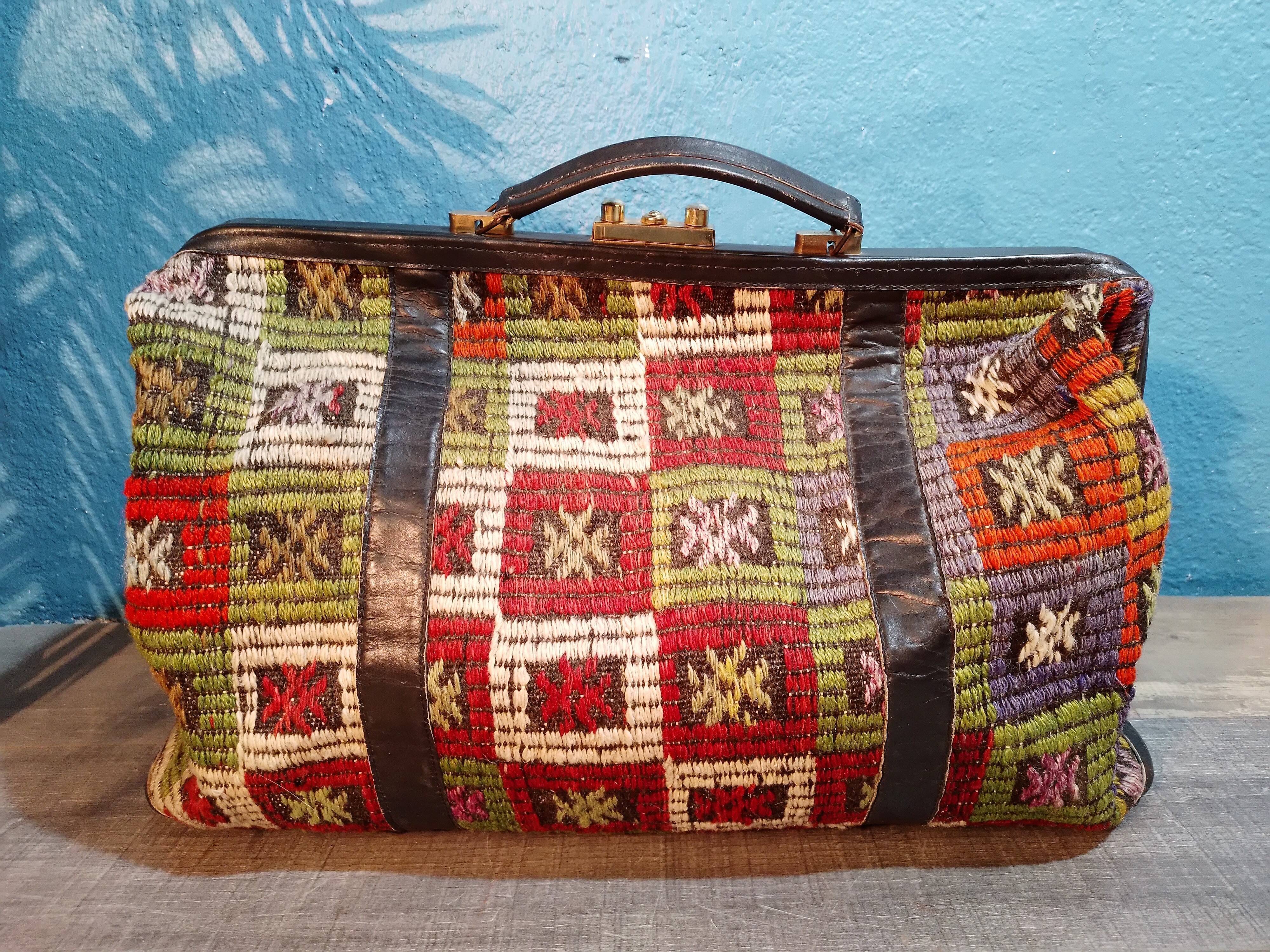 Travel bag "Kilim" 1960s