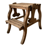 Old foot walk in solid wood