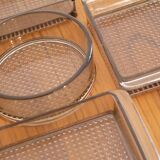 Karl Holmberg's vintage teak and glass tray