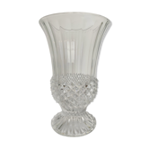 Medici carved crystal vase