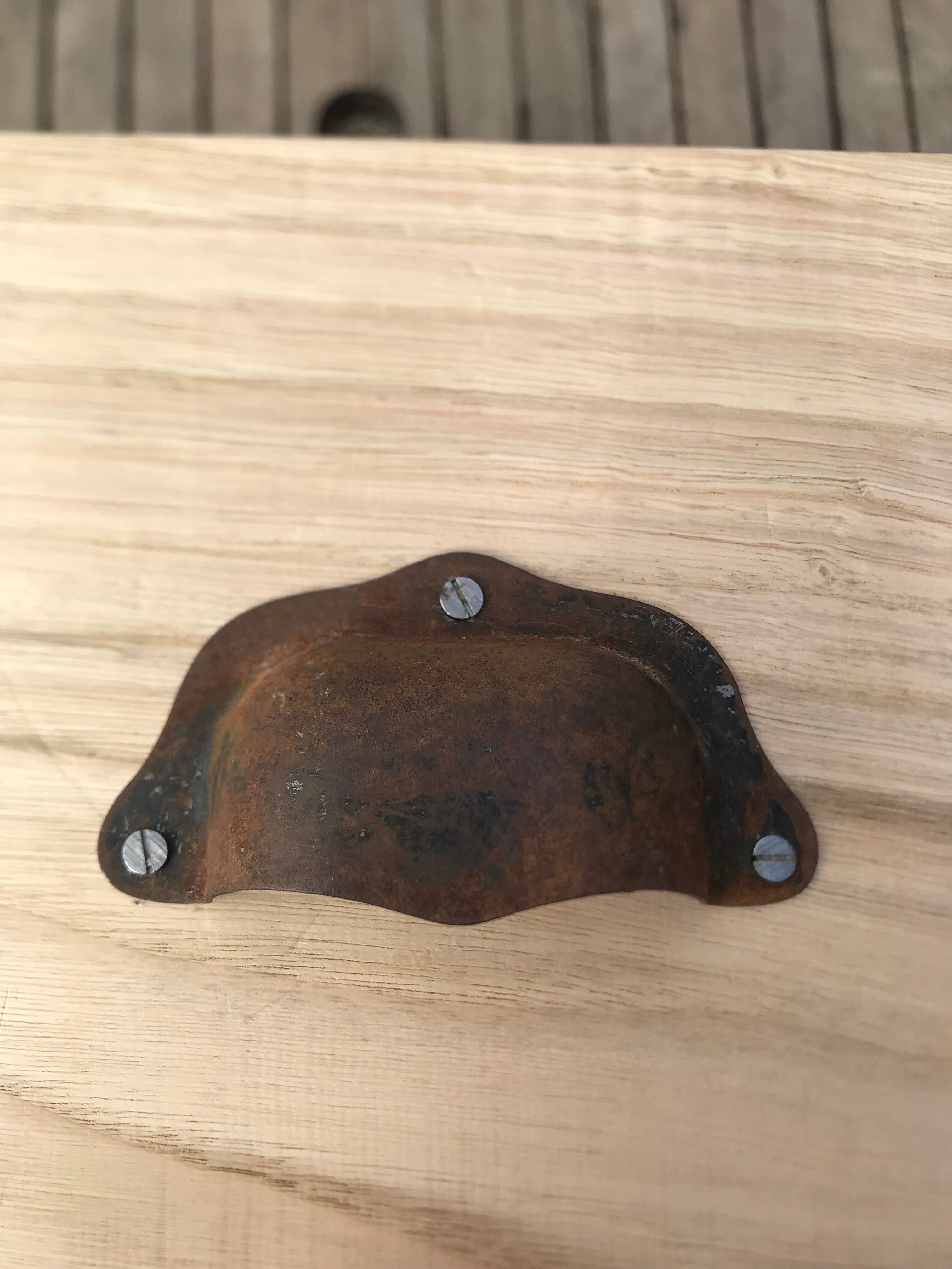 Comptoir de commerce  6 tiroirs en châtaignier