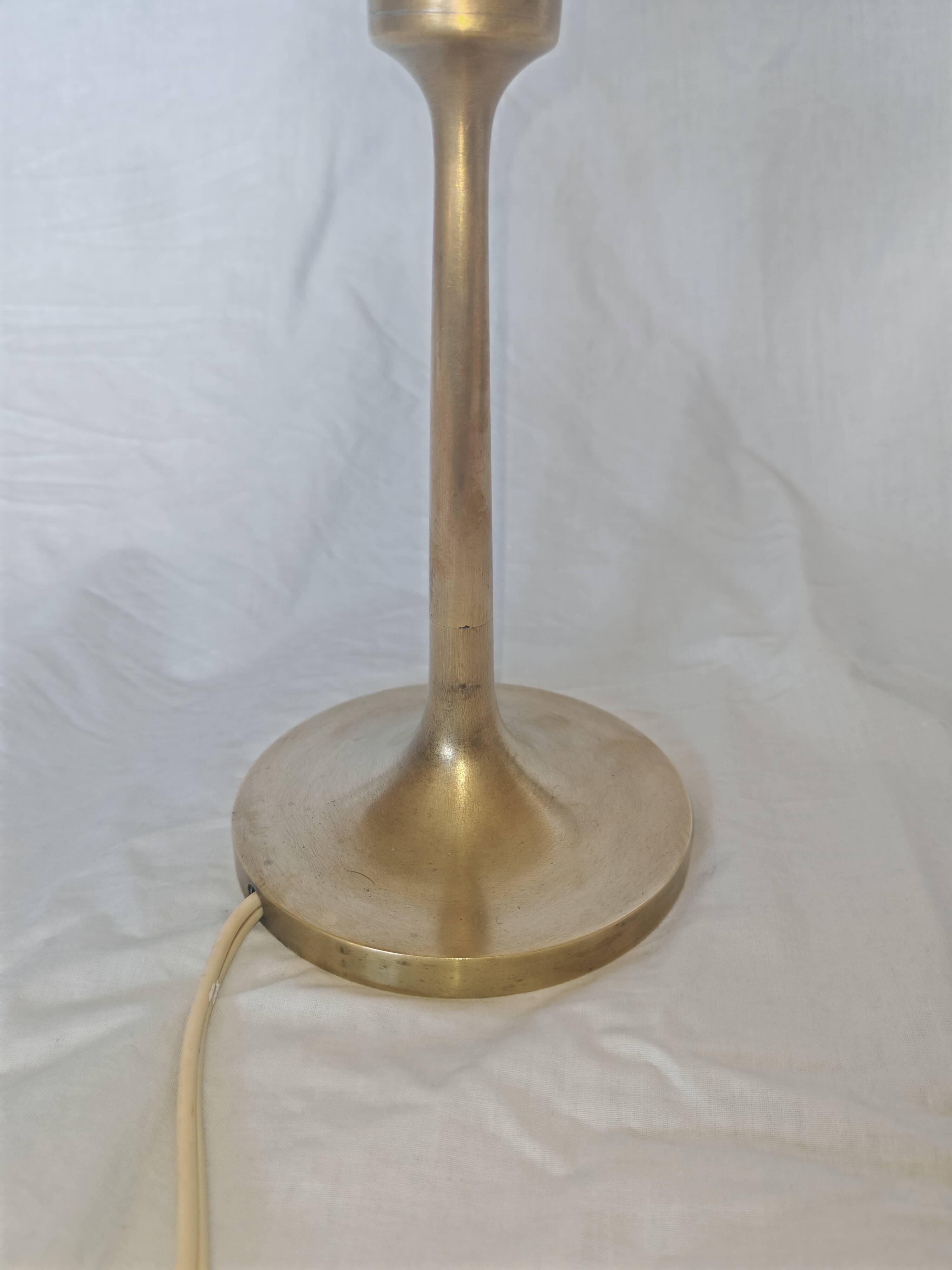 Sciolari style brass and glass lamp, 1970