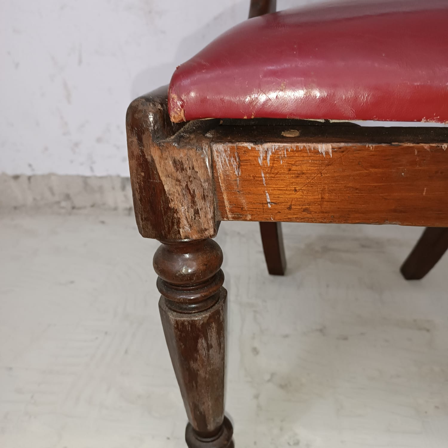 Set of 6 victorian antique dining chairs