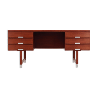 Bureau en teck design par Kai Kristiansen scandinave des années 1970