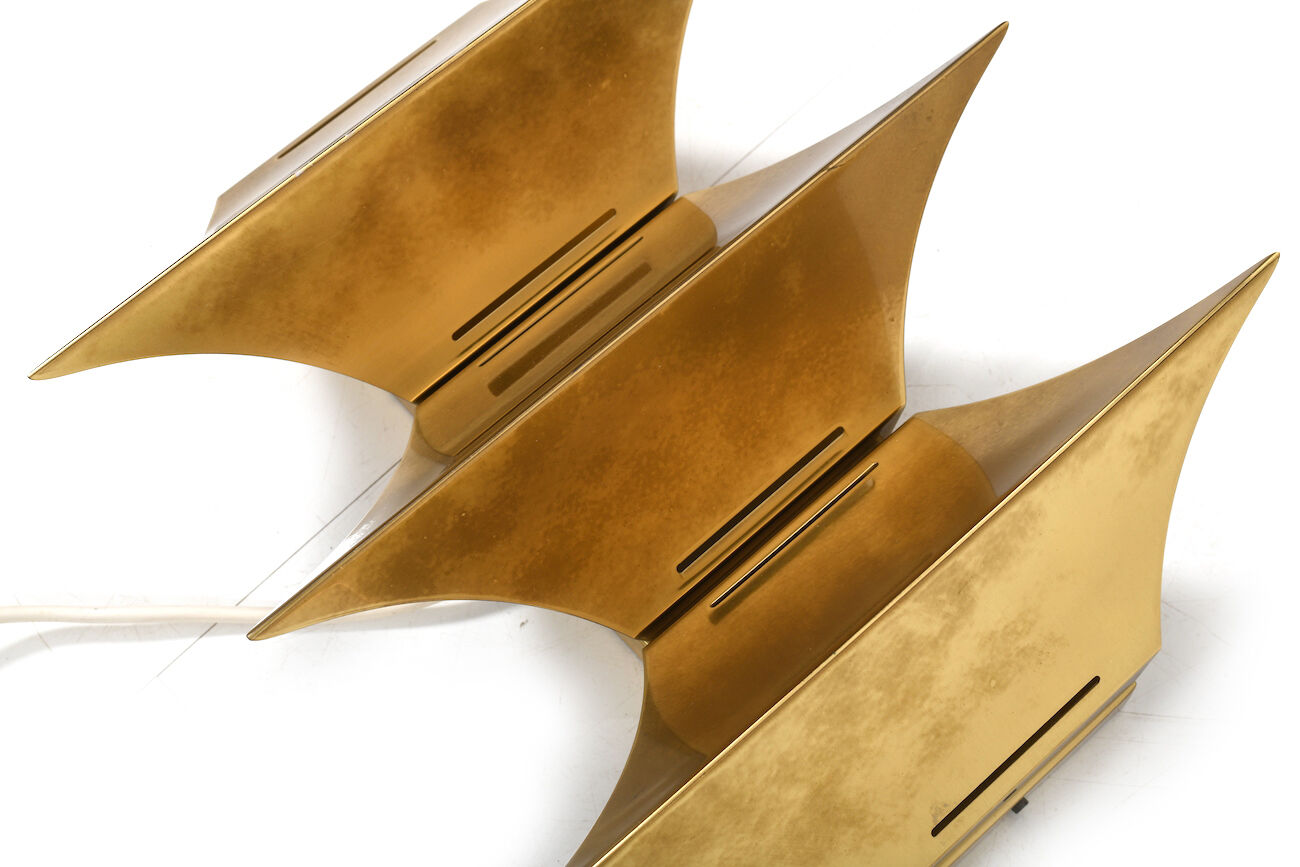 Mid Century Danish "Gothic III" wall lamp by Bent Karlby for Lyfa