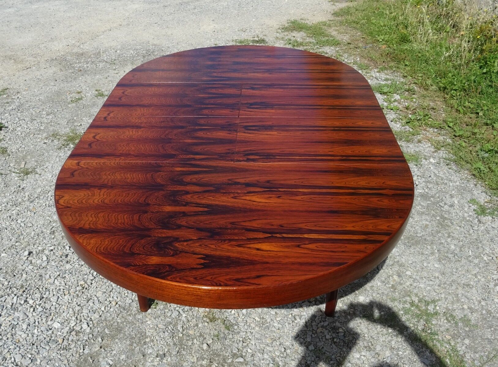 Table scandinave extensible en palissandre