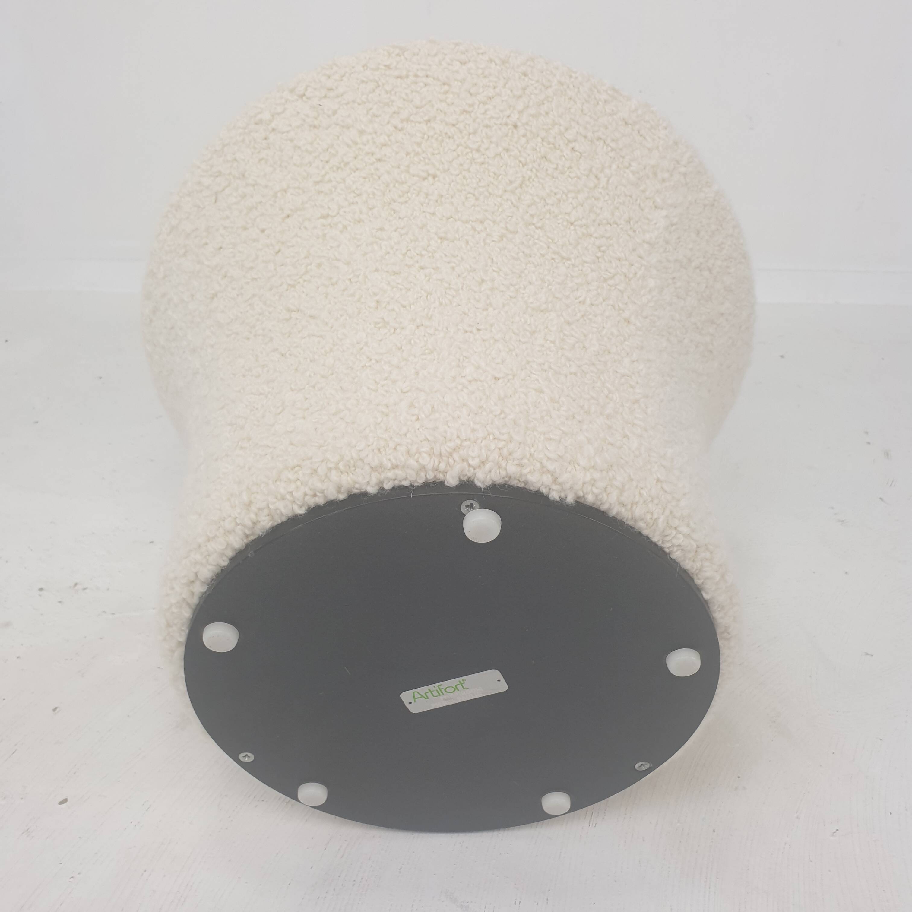 "Big Mushroom" Armchair and Pouf by Pierre Paulin for Artifort