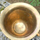 Cloisonne Brass champagne bucket with sunflower relief decoration