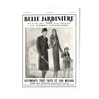 Affiche vintage années 30 Belle Jardiniere 30x40cm sans cadre