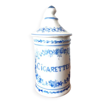 Apothecary jar porcelain cigarettes