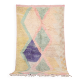 Tapis Boujaad vintage 156 x 263 cm - Tapis marocain vintage - Tapis en laine berbère
