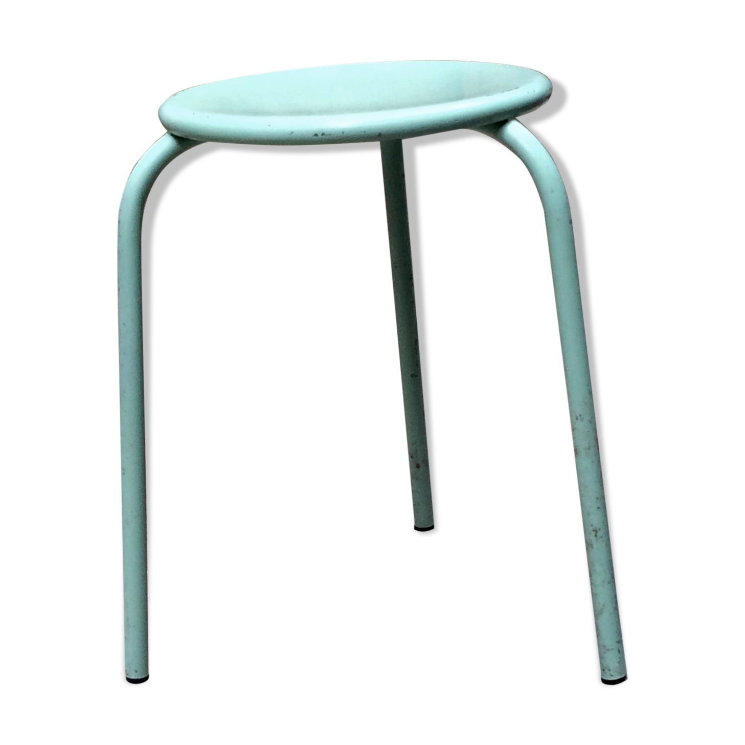 Tripod metal stool