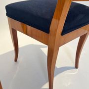 Biedermeier Chairs in Cherry Wood, Germany, 1830s, Set of 5