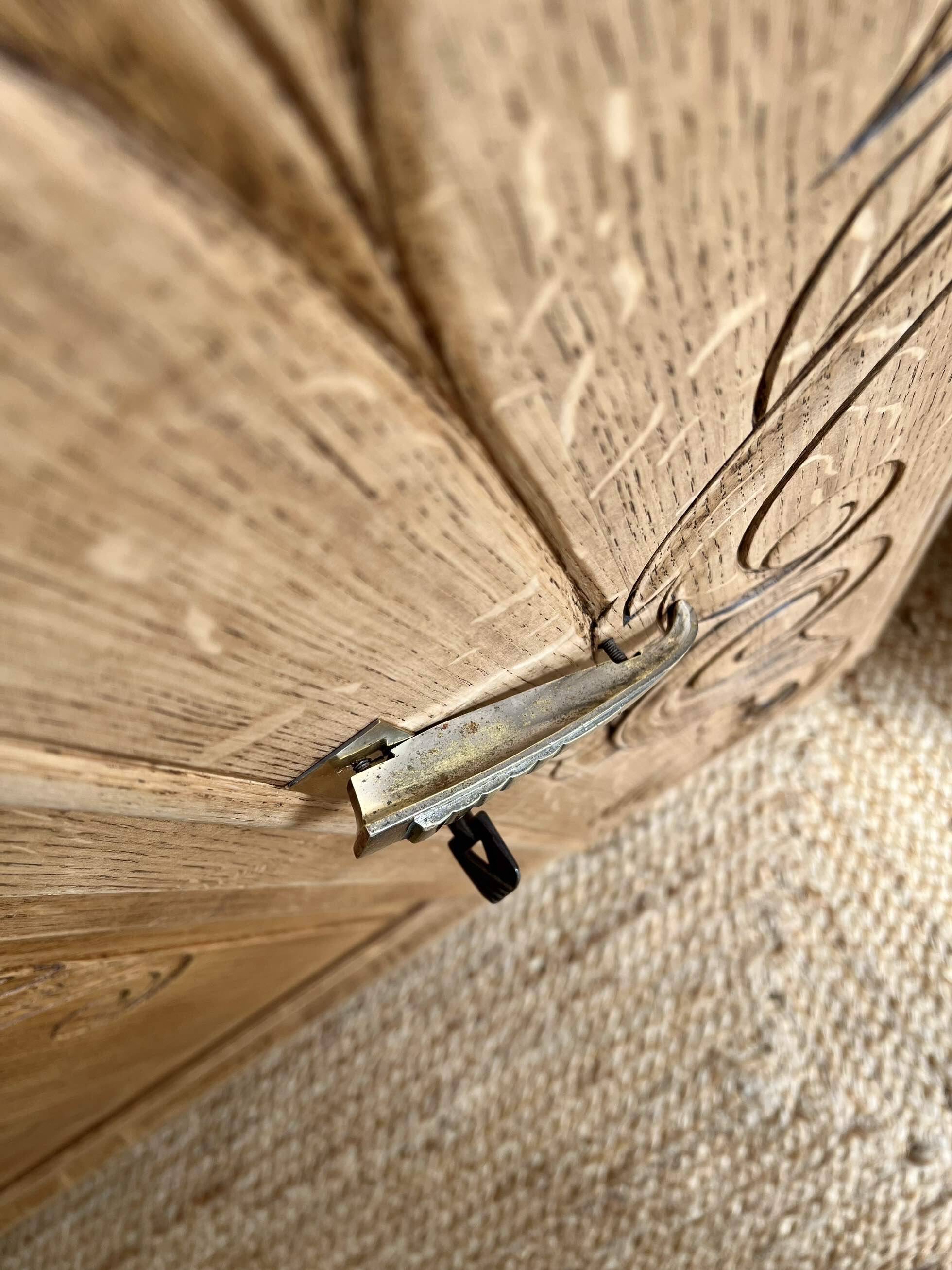 Art Deco oak sideboard with mirror (removable)