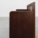 Modernist Art Deco bench with lift-top storage seat in solid oak, Belgium