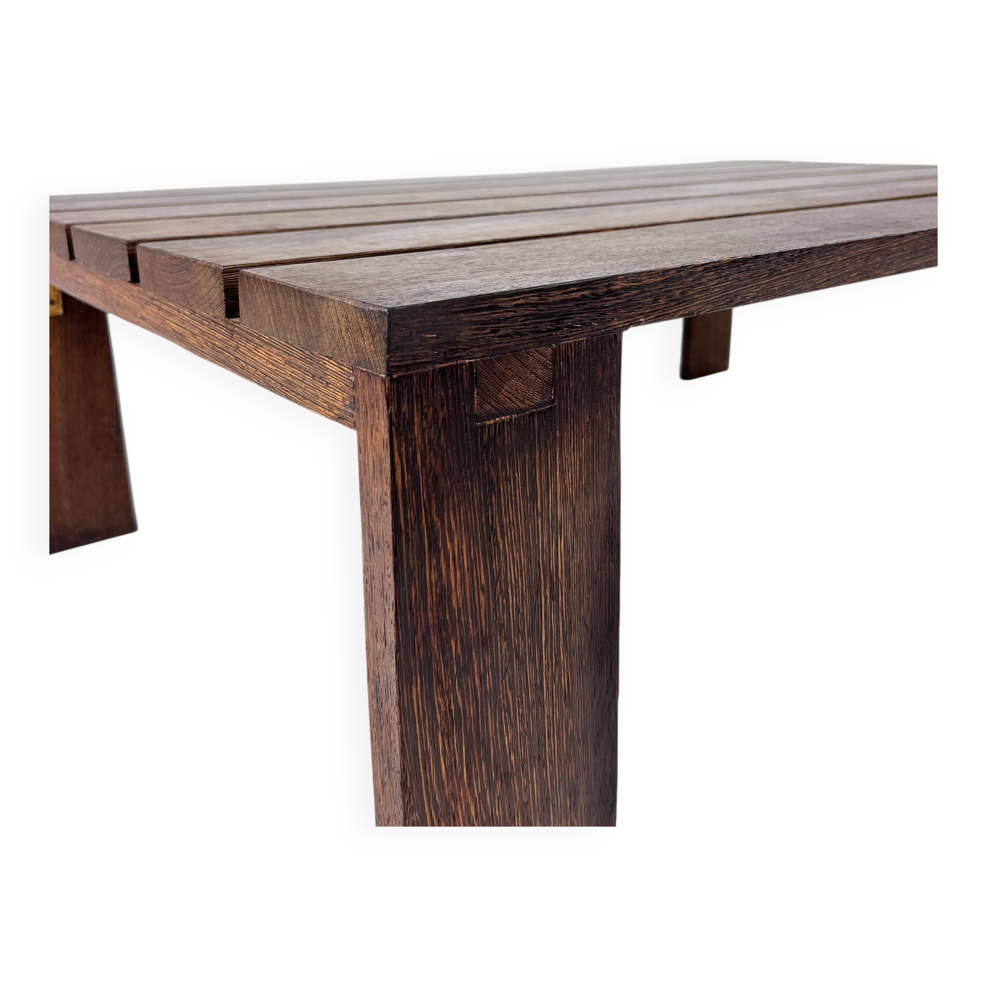 Mid Century Dutch Wengé Coffee Table, 1960s