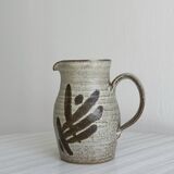 Handmade ceramic pitcher