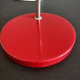 Lampe de bureau rétro en métal rouge