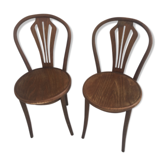 Duo de chaises de bistrot
