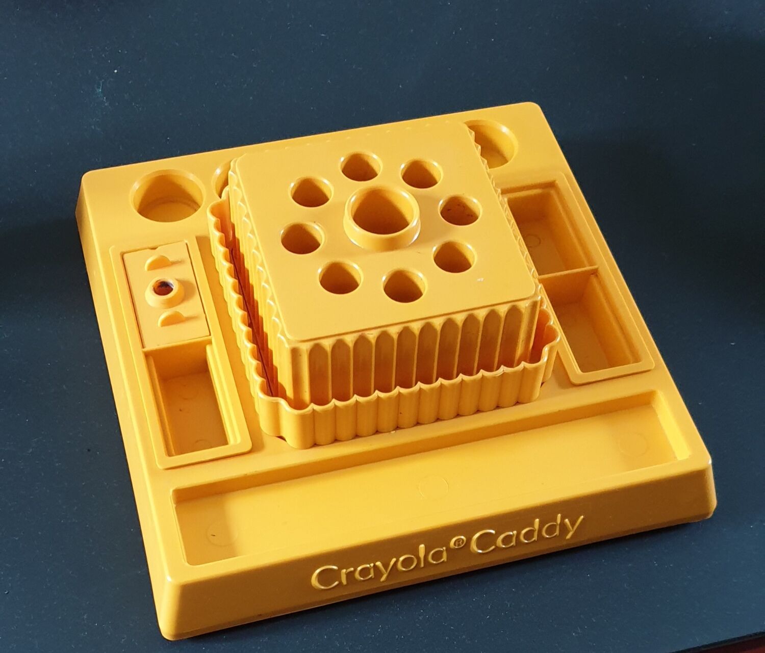 Vintage pencil holder crayola