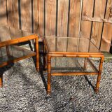 Two Chippendale style coffee tables