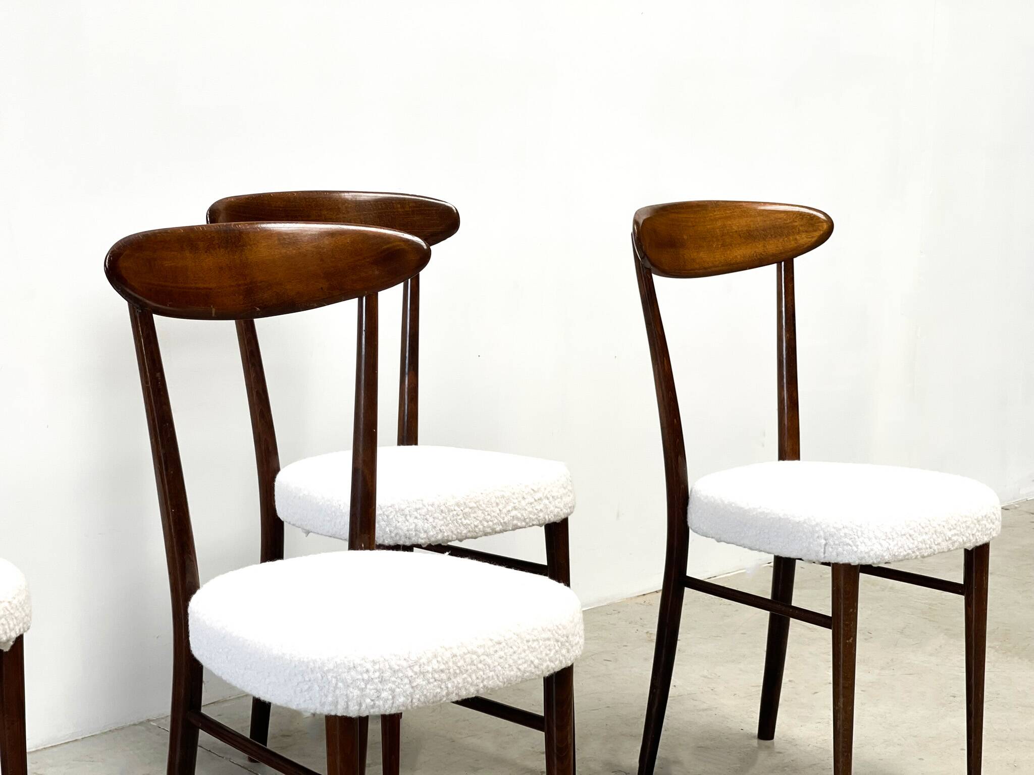 Vintage italian dining chairs, 1960s