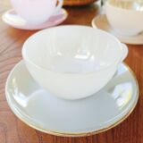 5 tasses arlequin arcopal en opaline