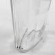 Art Deco hip flask, crystal, France, 1930s